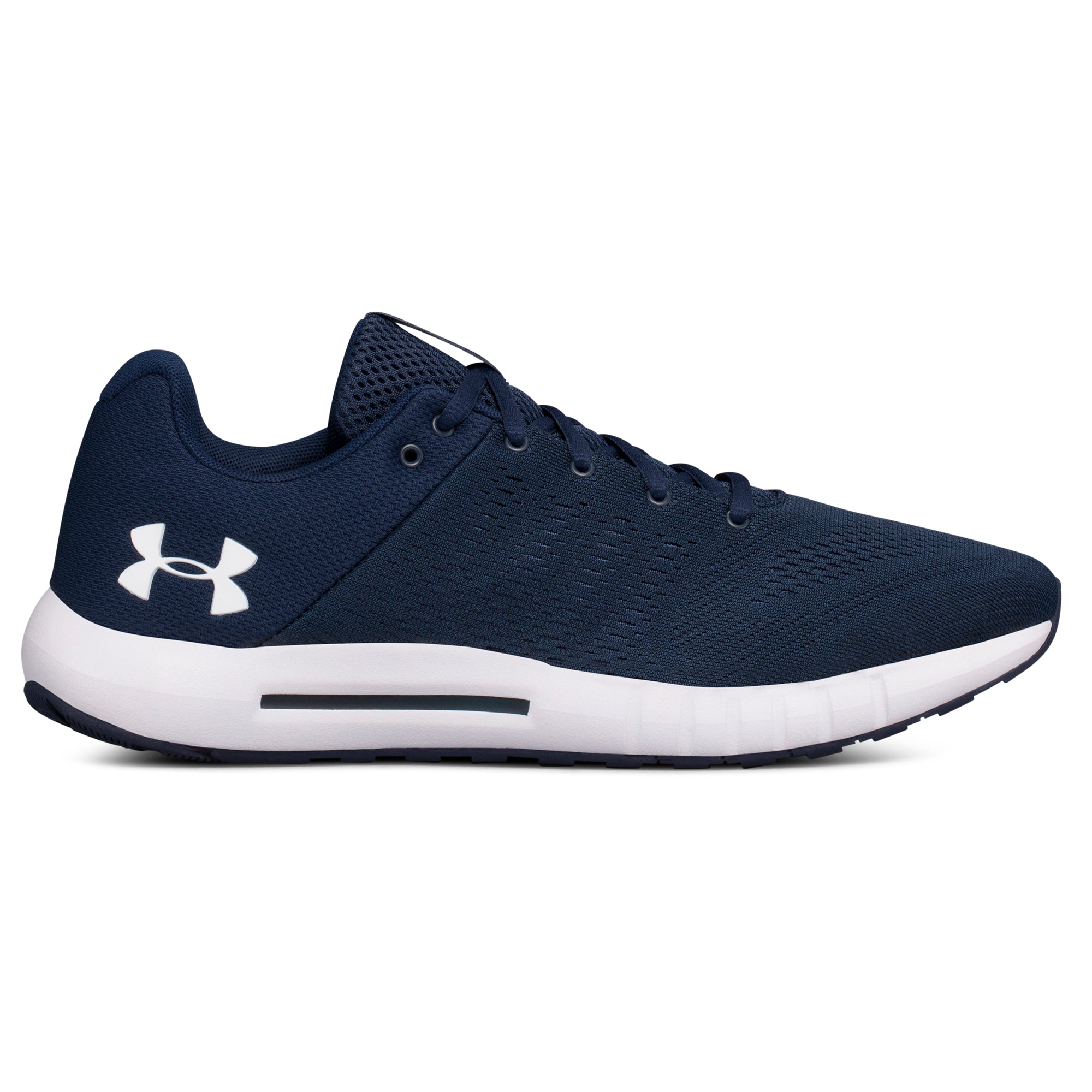 Under Armour • Under Armour Micro G Pursuit Navy Mens Running Shoes ...